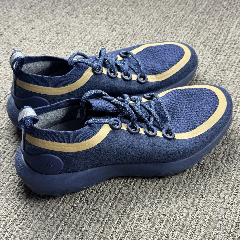 Allbirds Womens 11 Trail Runners SWT Mizzles Sneaker Shoe Wool Blend Blue